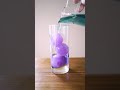 紫色のドリンク!?バタフライソーダの作り方|How to make butterfly pea soda #Shorts