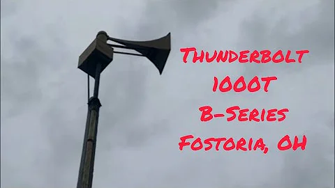 Federal Signal Thunderbolt 1000T B-Series, Full Alert, Fostoria, OH