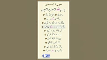 #تلاوة سورة الضحى تريح القلب وتشرح الصدر