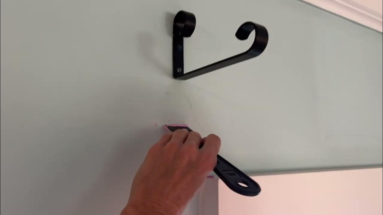 How to use DryDex Spackling to fill nail holes YouTube