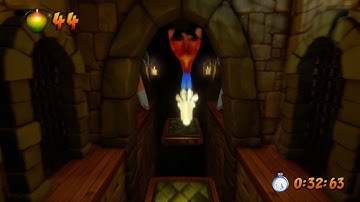 Crash Bandicoot 1 PS4 Remake 100% Walkthrough - Fumbling In The Dark Time Trial - Part 34