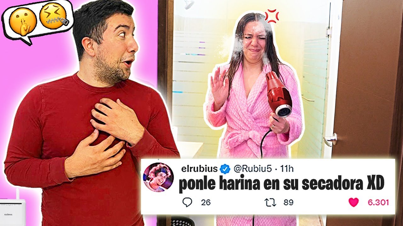 Le HICE a mi NOVIA TODAS las *MALDADES* que USTEDES me PIDIERON 😂