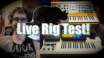 Live Rig Test! (Digitakt, Mellotron, Minimoog)