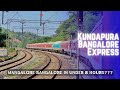 Kundapura  bangalore express journey  fastest train ever from mangalore to bangalore7hrs50mins