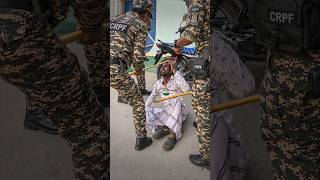 Central Forces Belt Treatment to TMC Goons after BJP Candidates attacked in West Bengal Election😂👌