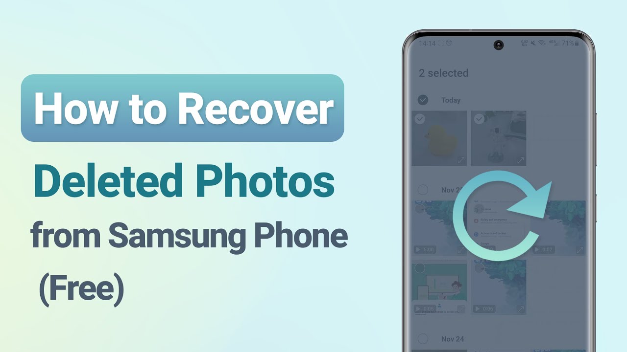 Recover deleted photos from Samsung phone