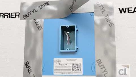 Installation of Quickflash Weatherproofing on Electrical Outlet