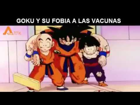 Goku y su miedo a las agujas - YouTube