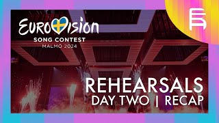 Eurovision 2024 Rehearsals - Day Two (Recap)