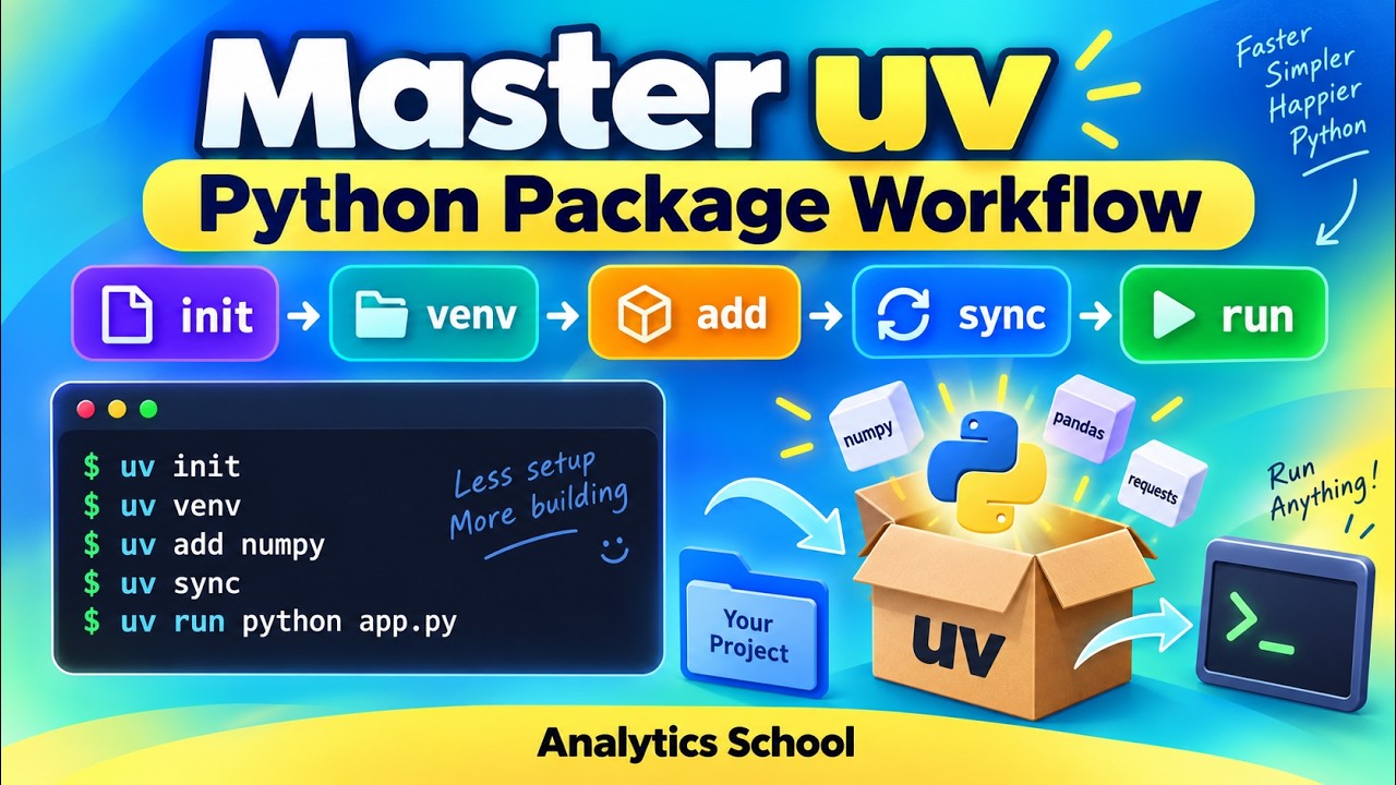 uv Python Package Manager Tutorial | Replace pip, poetry & virtualenv ...