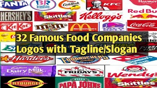 32 food company's logos with Tagline #famous food company/product tagline/slogan|GK/quiz on tag-logo screenshot 5