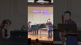 Open Arms/Journey #ファゴット #bassoon #openarms #journey #piano