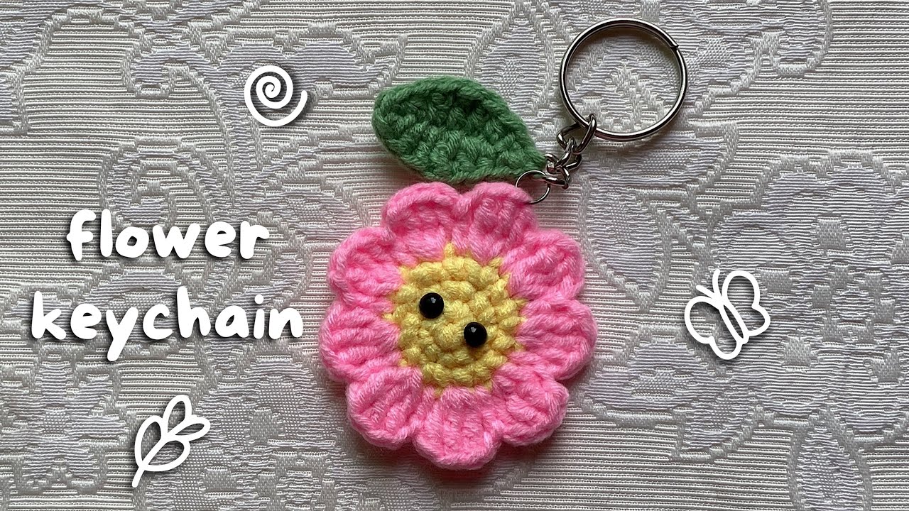 カイカイキキ  Flower key Chain Buy Takashi Murakami Flower Keychain Grey Black online in Singapore