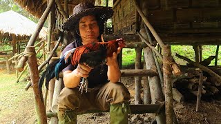 Trap wild chickens, Build a coop to tame: Survival Alone | EP.111