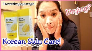 KOREAN DEEP CLEANSING FOAM || SECRET KEY LEMON CLEANSING FOAM REVIEW AND TESTING (3 WEEKS)