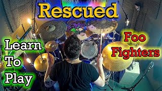 Foo Fighters Rescued   Drum Tutorial Lesson With Notation