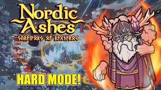 NEW Mighty Mage VS Ragnar With Fire Balls Broken Build - NORDIC ASHES - Hard Mode