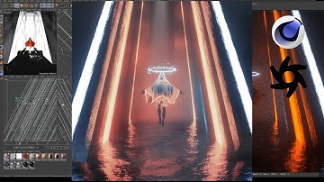 Cinema 4D & Octane - Sci-fi, Surreal render Speed Art