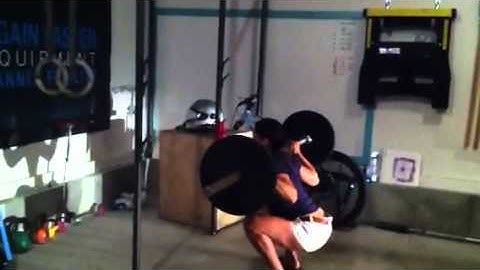 Olympic pause squat demo