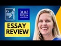 Duke Fuqua Essay Analysis and Tips | Writing Standout MBA Application Essays | Duke Essay Strategy