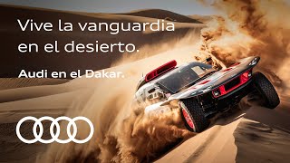 Vive la vanguardia en el desierto.​ Audi en el Dakar.