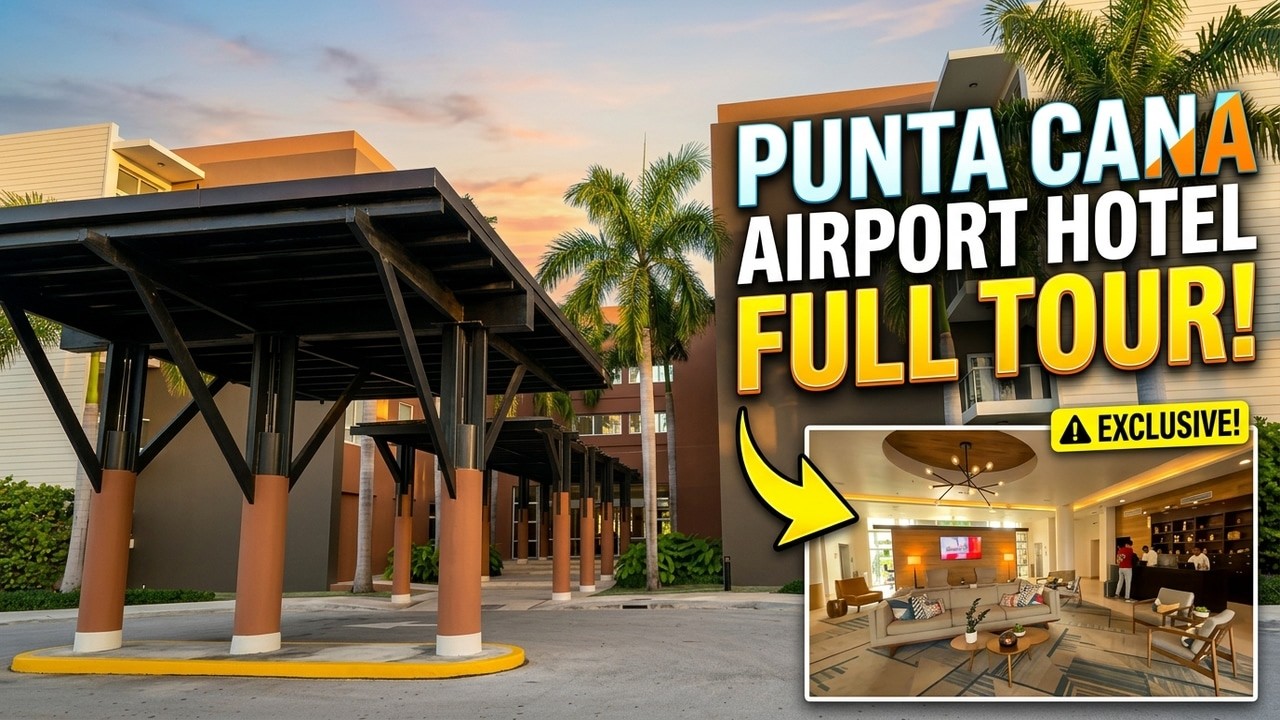 Four Points by Sheraton Punta Cana FULL TOUR | See the Entire Airport Hotel