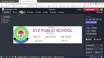 How to Make a Header Image for Google Forms using kapwing.com.