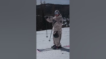 How to Ollie on skis 🤟🏽