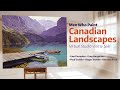 Canadian Landscapes Exhibition, Studio Visit and Sale