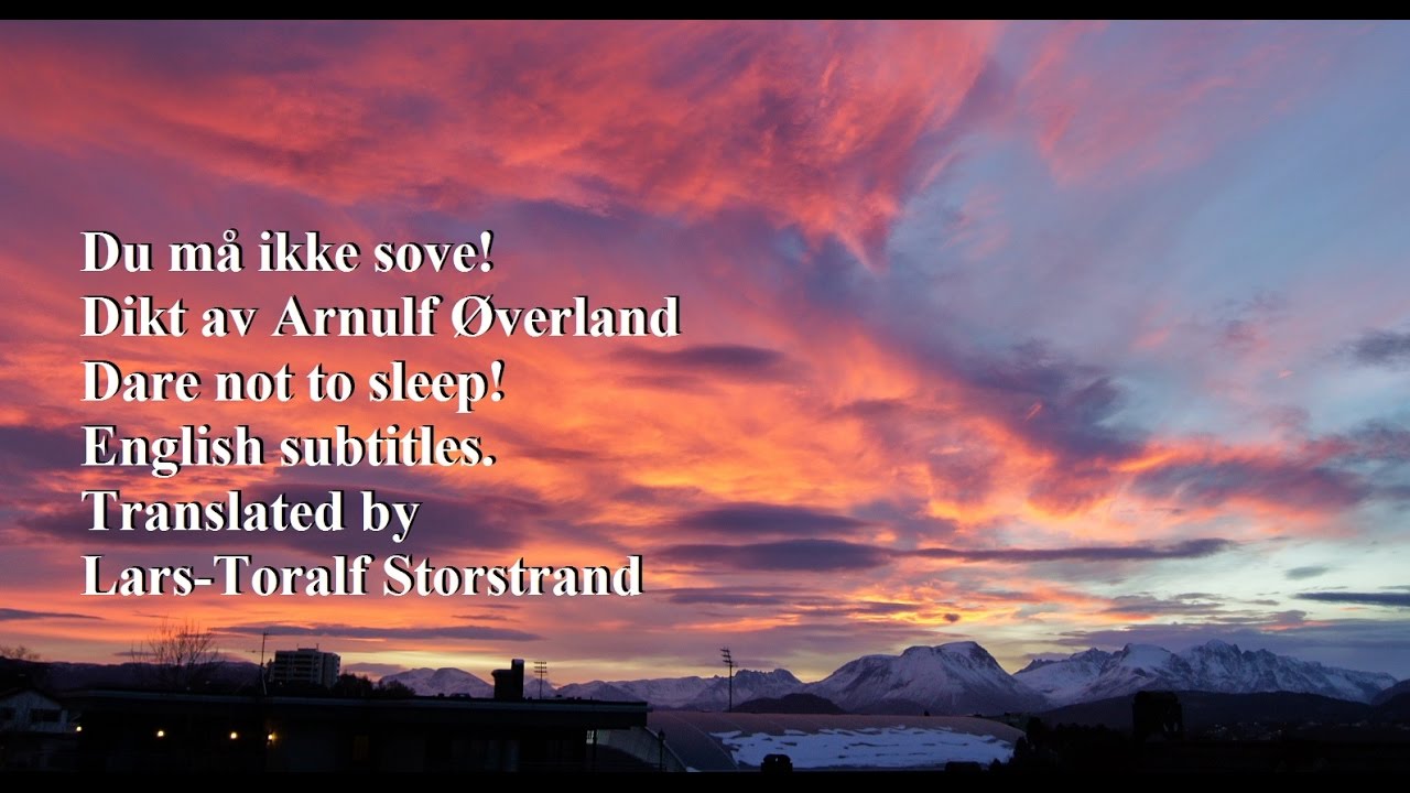 du-m-ikke-sove-dare-not-to-sleep-av-arnulf-verland-youtube