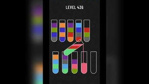 Water sort puzzle level 436