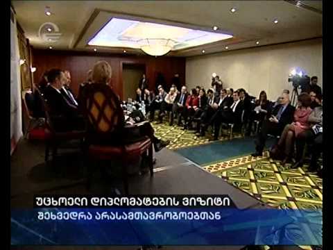 უცხოელი დიპლომატების ვიზიტი