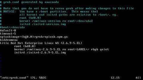 Setting Grub Password