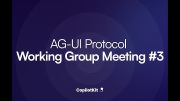AG-UI Workshop Featuring Mastra