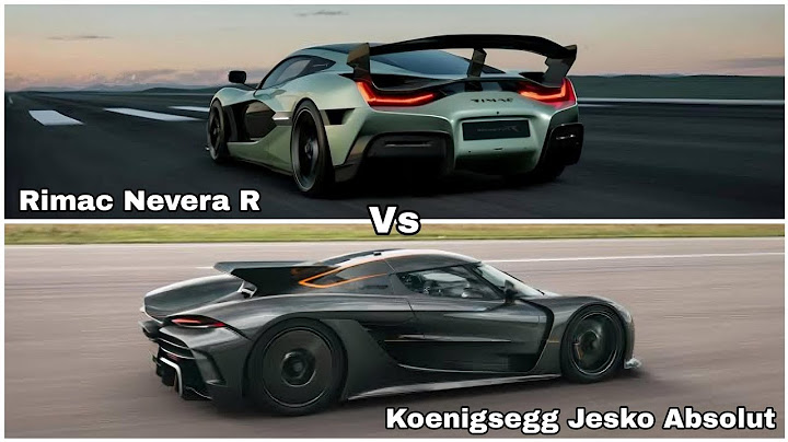 Rimac Nevera R Vs Koenigsegg Jesko Absolut 0-400 km/h Acceleration Comparison