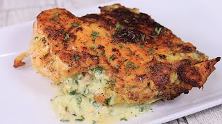 Cheesy Spinach Stuffed Chicken Breast Recipe