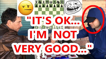 Famous Grandmaster Pretends To Be A Beginner! (The Ultimate Hustle!!!) GM Sam Shankland