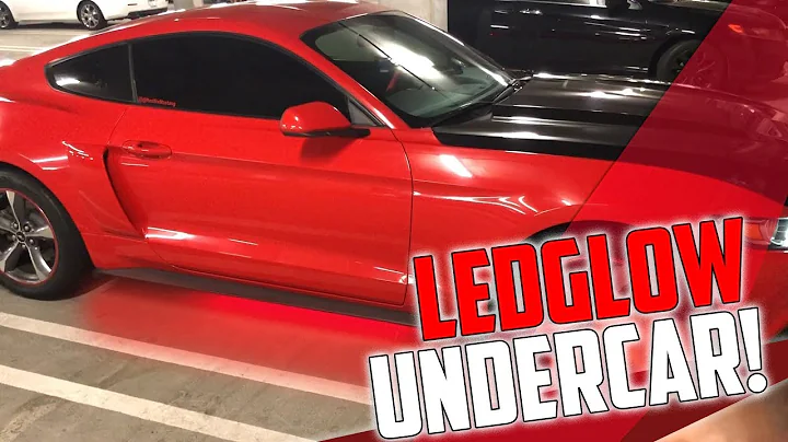 Red LedGlow Undercar Mustang Install & Review!