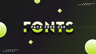 Popular Fonts Pack | Youtuber And Designer | Fonts Pack Free Download