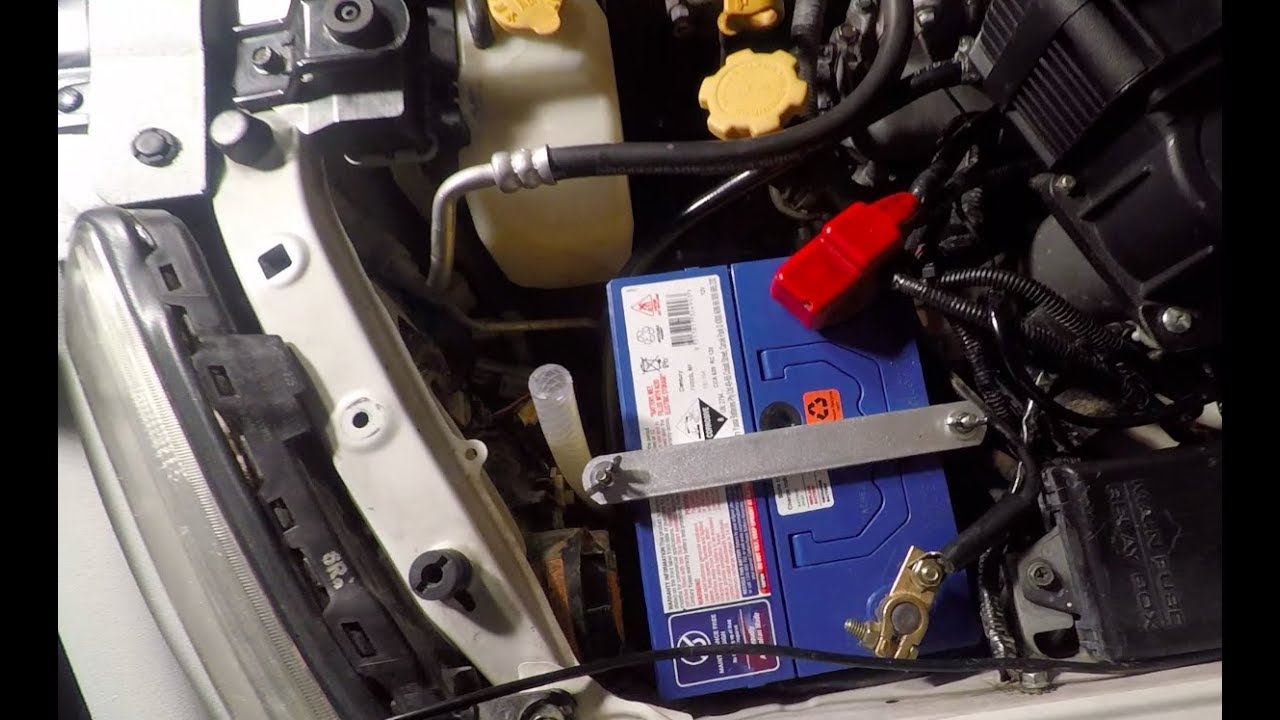 NEW BATTERY INSTALL - SUBARU FORESTER - YouTube