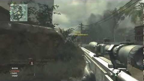 MW3 Quickscoping on Mission at14