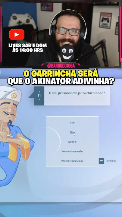 Buguei TANTO o Akinator que Ele PAROU de Funcionar. 