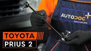 Montare Bieleta stabilizatoare spate stânga TOYOTA PRIUS: tutorial video