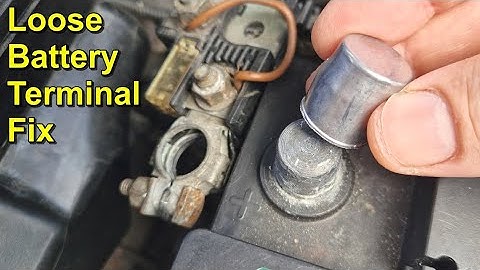 Loose Battery Terminal Fix