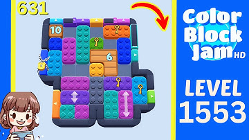 Color Block Jam Level 631 (1553) Solution Walkthrough