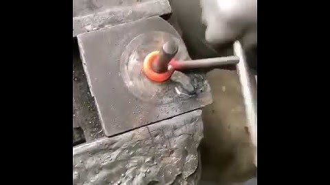 making an eye hook - Bending Metal - Industrial Manufacturing process Videos