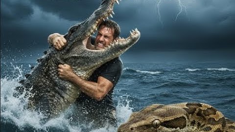 MAN BATTLES ALLIGATOR in STORM! (Then a PYTHON Appears?!) - CRAZY SURVIVAL