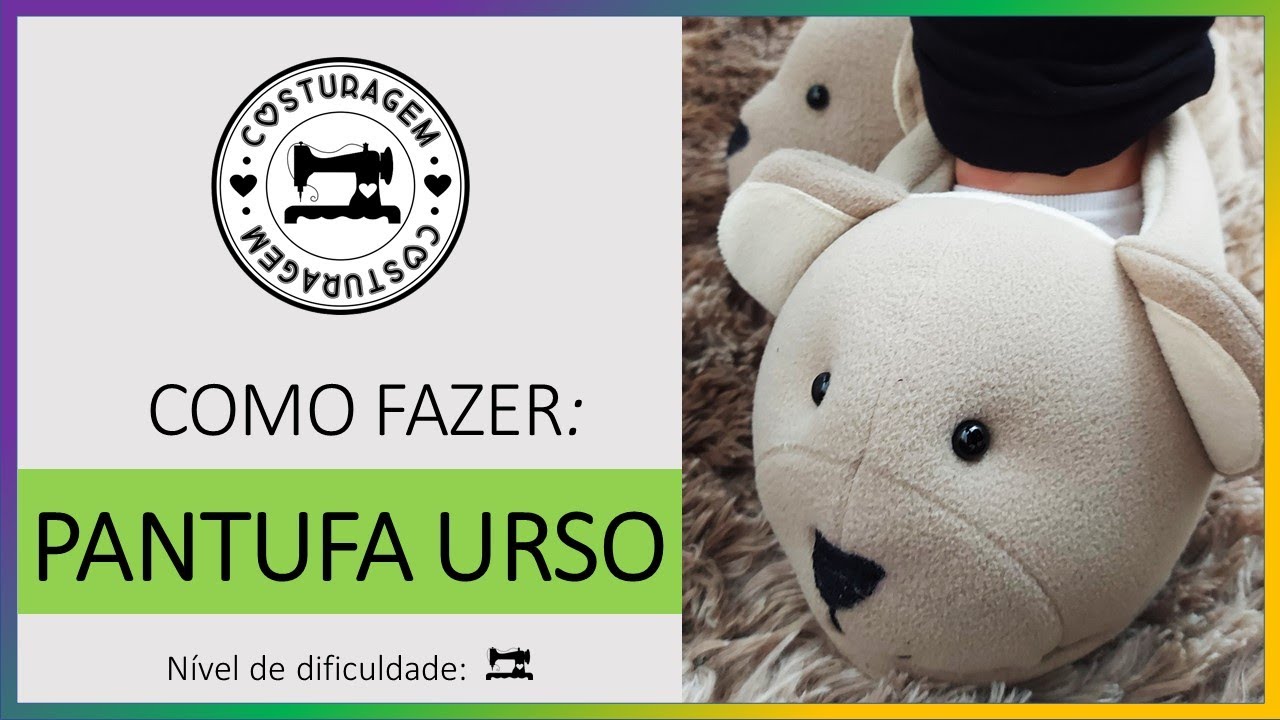 PANTUFA URSO  - COSTURAGEM