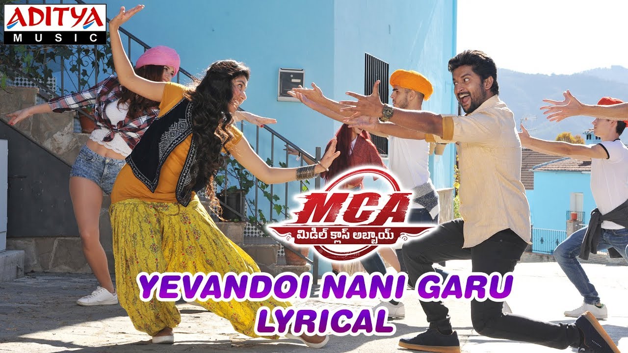 Yevandoi Nani Garu Lyrical  MCA Movie Songs  Nani Sai Pallavi  DSP  Dil Raju Sriram Venu