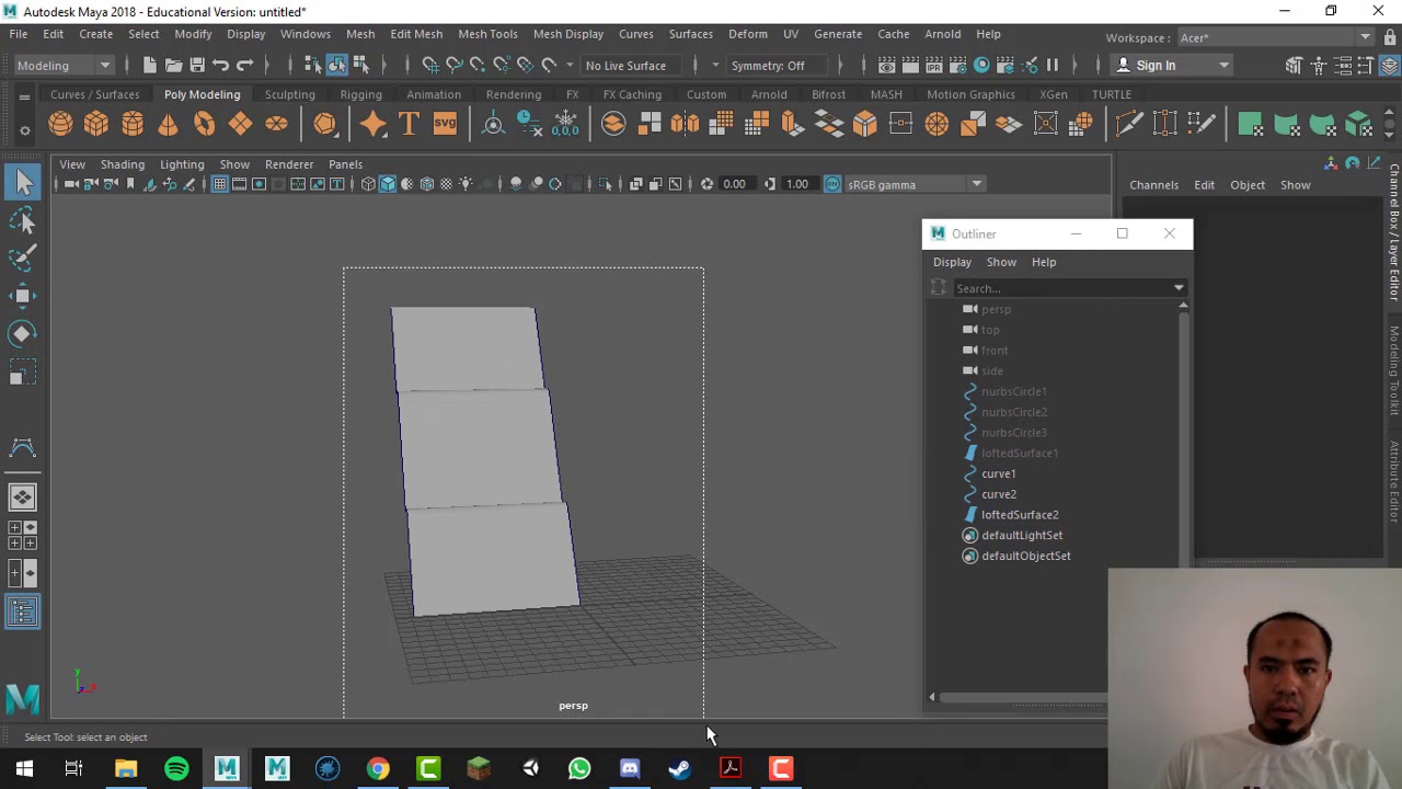 3D Modeling - Lab 4: Patch Modeling - Loft Part 2
